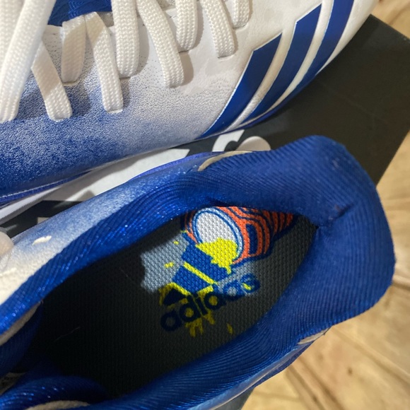 NWT Adidas Blue Baseball Cleats - Picture 3 of 5
